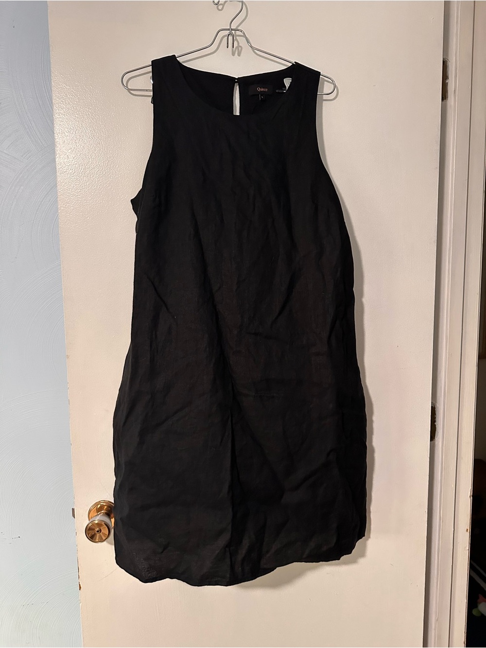 Quince Linen Mini Tank Dress